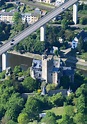 Luftbild Lahnstein - Burganlage des Schloss Burg Lahneck in Lahnstein ...