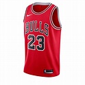 Camisa Regata Nike Chicago Bulls Swingman Road NBA - Michael Jordan ...