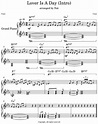 Lover Is A Day (Intro) - Sheet music for Piano