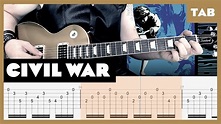 Civil War Guns N’ Roses Cover | Guitar Tab | Lesson | Tutorial Chords ...