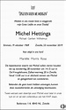 Michael Gerben Wilhelmus (Michel) Hettinga 23-11-2019 ...