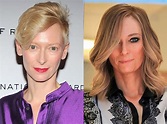 Tilda Swinton Is Unrecognizable With Long Hair & Heavy Makeup - E ...