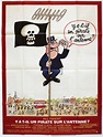 Affiche de cinéma 120 x 160 du film Y A-T-IL UN PIRATE SUR L'ANTENNE ...