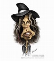 Steven Tyler, Aerosmith, caricatura de Marc Castells Lluch (El ...
