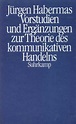 Vorstudien und Ergänzungen zur Theorie des kommunikativen Handelns. Buch von Jürgen Habermas ...
