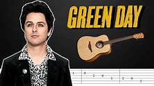 She - Green Day | Guitar Tabs, Guitar lesson (+Bass guitar) - YouTube