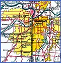 Kansas City Map - Map - Travel - Holiday - Vacations