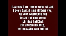 Motionless in White - "Immaculate Misconception" (Lyrics) - YouTube