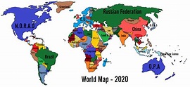 Map Of The World 2020 Zone Map | Images and Photos finder