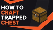 How To Make Trapped Chest In Minecraft | TheGlobalGaming