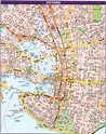 Map Victoria British Columbia Canada.Victoria city map with highways ...