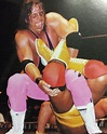Bret Hart locks the Sharpshooter on Hulk Hogan at a WCW house show in ...