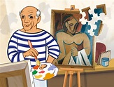 ⊛ Pablo Picasso para Niños ⇒ 【↓Biografía y Obra↓】 ️
