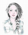 Pinterest Girl Drawing at PaintingValley.com | Explore collection of ...