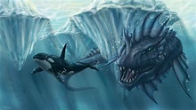 Sea Monster Full HD Wallpaper and Background Image | 3443x1950 | ID:152410