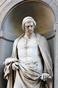 Statue Von Nicola Pisano in Uffizi-Kolonnade, Florenz Stockfoto - Bild ...