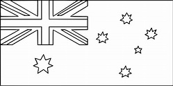 Blog de Linguagens: Australian flag coloring page