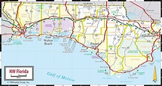Map Of Florida Panhandle Gulf Coast - Printable Maps