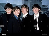 En 1964 los Beatles de izquierda George Harrison, Ringo Starr, John ...