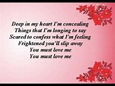 Madonna - You Must Love Me (Lyrics) - YouTube