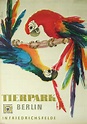 1960s Tierpark Berlin (Macaw Parrots) - Original Vintage Poster Denmark ...