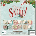 Let it Snow! Pad papeles 12"x12" - Komola Krafts