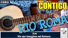 //Contigo - Rio Roma// Tutorial Completo Guitarra Acústica// - YouTube