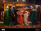Dante's Dream, Dante Gabriel Rossetti, 1870-1881 Stock Photo - Alamy