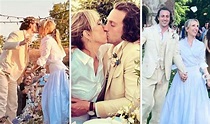 Aaron Taylor-Johnson, 31, passionately kisses wife Sam, 54, in vow ...