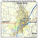 Aerial Photography Map of Laurel, MS Mississippi