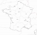 Mapa Mudo Francia Para Imprimir - Mapa Fisico