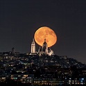 La salida de la Luna fotografiada desde Montmartre, París - El Universo Hoy