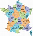 CARTE DE FRANCE DES REGIONS : carte des régions de France