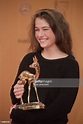 German actress Henriette Confurius poses for photographers with her ...