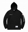 Supreme Supreme X Champion Hooded Sweatshirt Black | Grailed