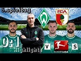 SV Werder Bremen vs FC Augsburg Highlights Bundesliga 6.spieltag - YouTube