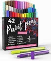 42 Artistro Acrylic Paint Pens Extra Fine Tip 0.7mm | Etsy