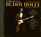 Buddy Holly CD: Words Of Love (CD) - Bear Family Records