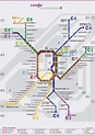 Plano de Cercanías de Madrid (actualizado - 2012) - Zona Retiro