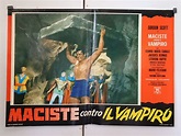 "MACISTE CONTRO IL VAMPIRO" MOVIE POSTER - "MACISTE CONTRO IL VAMPIRO ...