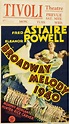 an old movie poster for broadway melody, starring actors from the 1950 ...