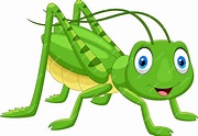 Premium Vector | Cute grasshopper cartoon