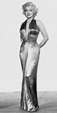 Marilyn Monroe Gold Dress B&W | Costume marilyn monroe, Marilyn monroe ...