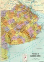 Mapa de la Provincia de Buenos Aires, Argentina - Tamaño completo | Gifex