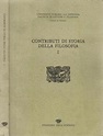 Contributi di storia della filosofia vol. I - Libro Usato - Edizioni ...