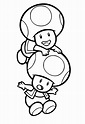 Free Printable Super Mario Toad Coloring Page, Sheet And Picture For ...