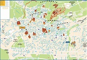 Stadtplan von Granada Stadt | Detaillierte gedruckte Karten von Granada ...