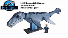 MOSASAURUS - LEGO Compatible Custom Jurassic World Mosasaurus Figure # ...