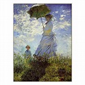 Claude Monet Umbrella Woman Oil Framed Painting on Canvas Art - Etsy