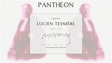Lucien Tesnière Biography - French linguist (1893–1954) | Pantheon